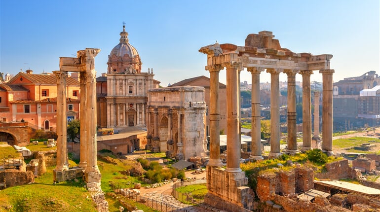 ruiny v Římě