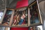 Belgie - Antverpy, katedrála, Sv.Lukáš maluje Madonu, 1602, M.de Vos, O.van Veen, A.Francken