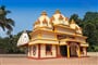 Indie - hinduistický chrám v Pondě