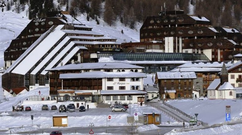 Alpy - ledovec Schnalstal, hotel *** Kurzras u sjezdovky, s nápoji a bazénem, dítě zdarma / č.5063