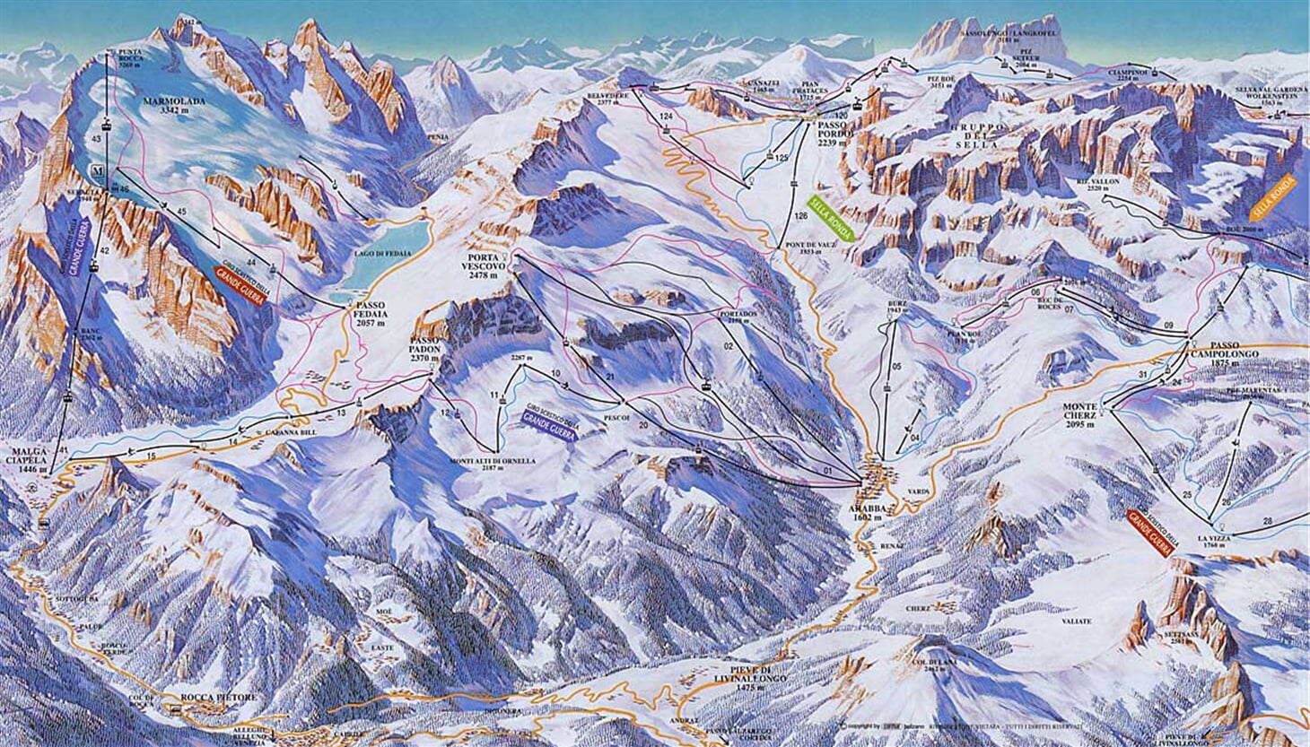 skimapa MARMOLADA