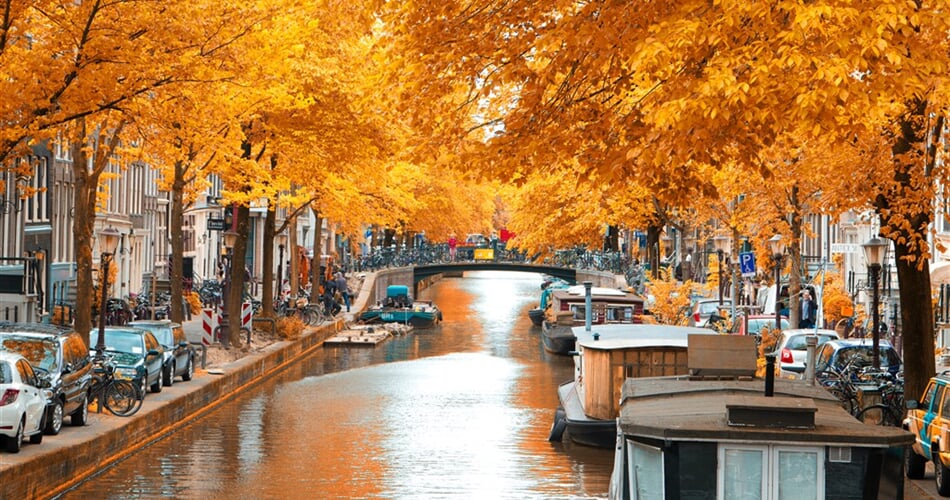 Podzimní Amsterdam shutterstock
