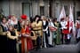 Itálie - Viterbo - aktéři slavnosti San Pellegrino in Fiore čekají na zahájení (foto Jan Kaul)