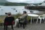 Skotsko - Portree, posezení u moře