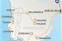Poznávací zájezd - Španělsko a Portugalsko - mapa zájezdu