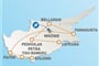 Poznávací zájezd - Kypr - ostrov dvou tváří, mapa zájezdu