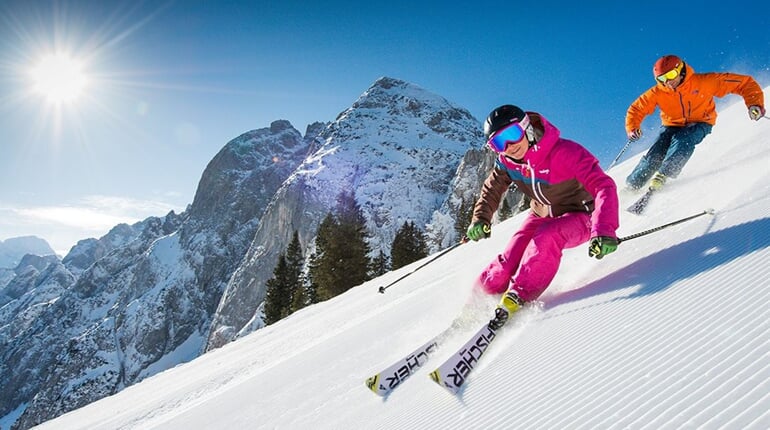 Lyžování A21 Rakousko