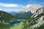 Německo - jezero a hora Zugspitze