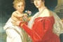 Rakousko - František Josef se svou matkou Žofií, 1830, J.K.Stiegler