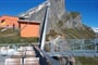 Švýcarsko - Gemmi - vyhlídková plošina a pod vámi 300 m prázdno