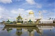 Brunej - mešita Omara Aliho v hl. městě Bandar Seri Begawan