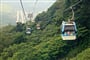 Taiwan - gondola na čajové plantáže Maokong