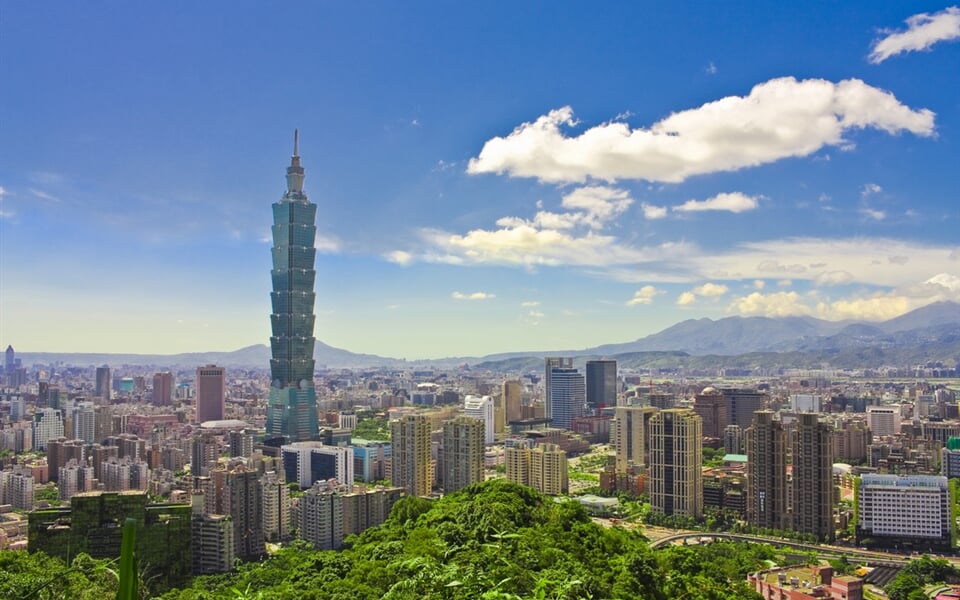 Taiwan - Taipei s mrakodrapem Taipei 101