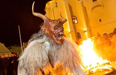 Krampus, Advent Salzburg, Hallsttadt, Bad Ischl, jezero Wolfgangsee