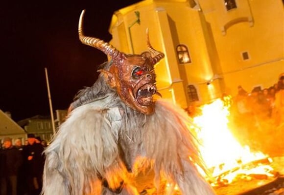 Krampus v Bad Goseirn a Advent v Solné komoře