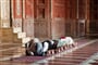 modlitby v Jami Masjid (Páteční mešita) v Dillí