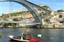 Porto, řeka Doura a most Luise II