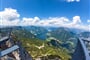Rakousko - jezero Hallstatt, pohled z Dachsteinu