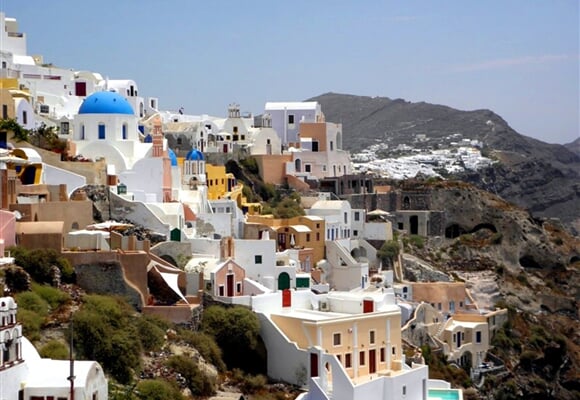 Kykladské ostrovy Paros a Santorini