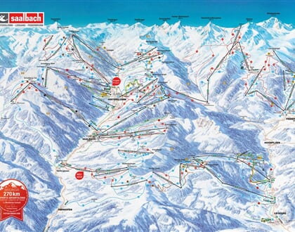 Saalbach Hinterglemm lyžování Rakousko A21