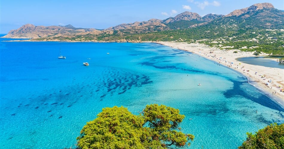 Pobytově-poznávací zájezd Francie - Korsika -  pláž Ostriconi