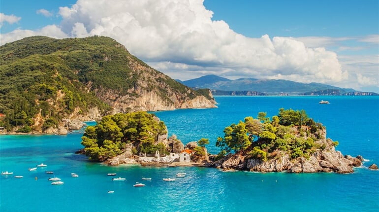 Řecko - Parga - ostrůvek Panagia