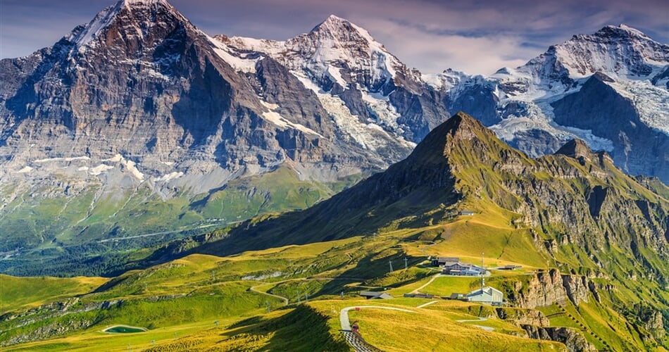 Poznávací zájezd Švýcarsko - panorama Jungfrau, Monch, Eiger