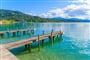 Rakousko - Korutany, jezero Worthersee
