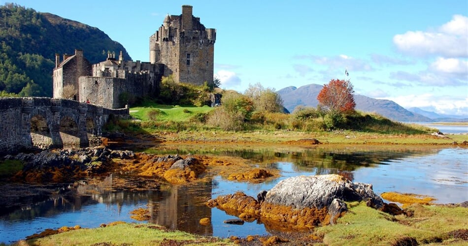 Skotsko - hrad Eilean Donan