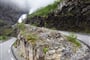 Norsko - Trollstigen, 11 zatáček s poloměry cca 10 m, 4-6 m široká (do 2005 3-4 m)