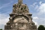 Francie - Pikardie - Kresčak, památník Jana Lucemburského, který zde padl 1346