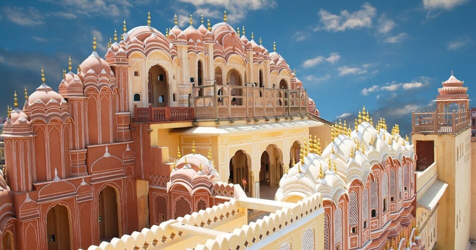 Indie - Džajpur - Hawa Mahal