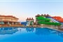 Hotel Eftalia Village: fotografie vybavení exteriérů a interiérů ubytování.