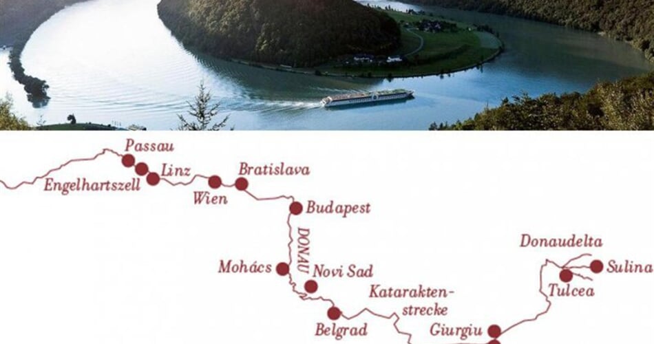 Mapa itineráře