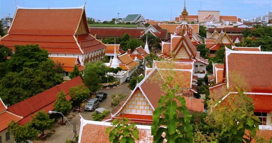 Zdobné thajské chrámy