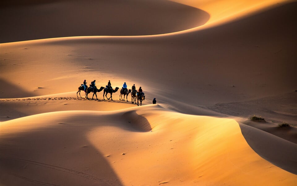 Maroko - Sahara, poblíž Merzouga