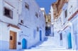 schody v modré medině - Chefchaouen - Maroko