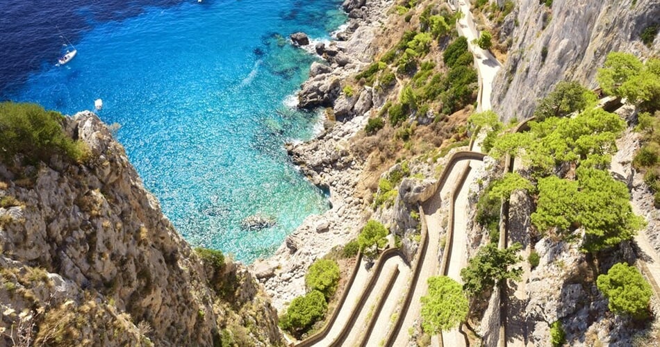 Poznávací zájezd Itálie - ostrov Capri - Via Krupp