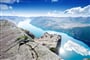 Norsko Preikestolen a Lysefjord
