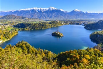 Slovinsko – Barevný Podzim U Jezera Bled