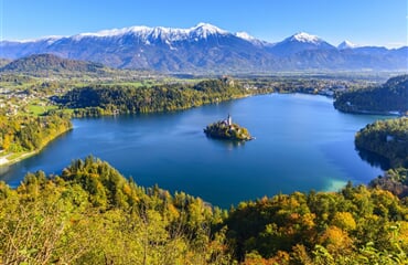 Slovinsko – Barevný Podzim U Jezera Bled