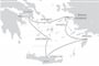 Celestyal Olympia   4 denní plavba po středomoří   trasa plavby