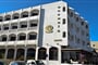 Hotel Oceanis - Karpathos: fotografie vybavení exteriérů a interiérů ubytování.