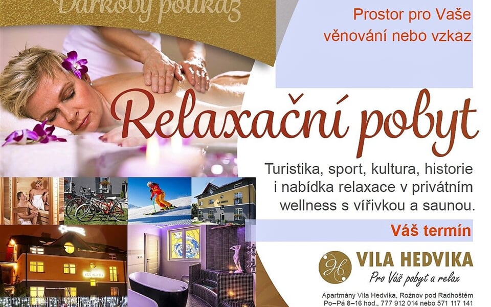 01 Vánoční relax Beskydy Vila Hedvika