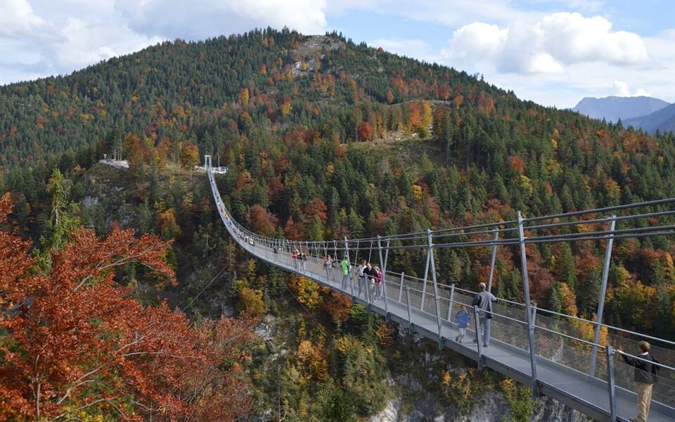 Erika tour-Lechtalerské Alpy 2017-7-Highline bridge zmenš