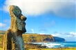Closeup of large Moai at Ahu Tongariki on Easter Island, Chile_shutterstock_5339393951