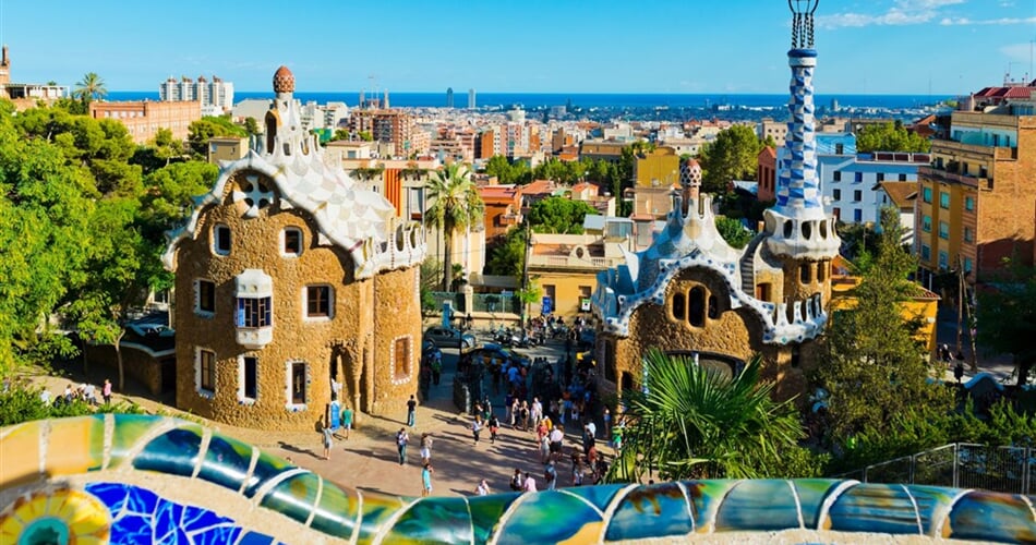 Španělsko Barcelona Park Guell