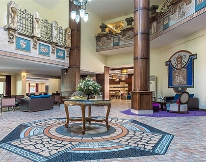 Hotel Villa Side: fotografie vybavení exteriérů a interiérů ubytování.
