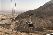 Masada a jizda lanovkou