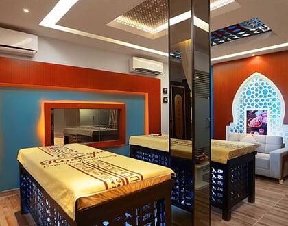 Hotel Pickalbatros Jungle Aqua Park - Hurghada: fotografie vybavení exteriérů a interiérů ubytování.
